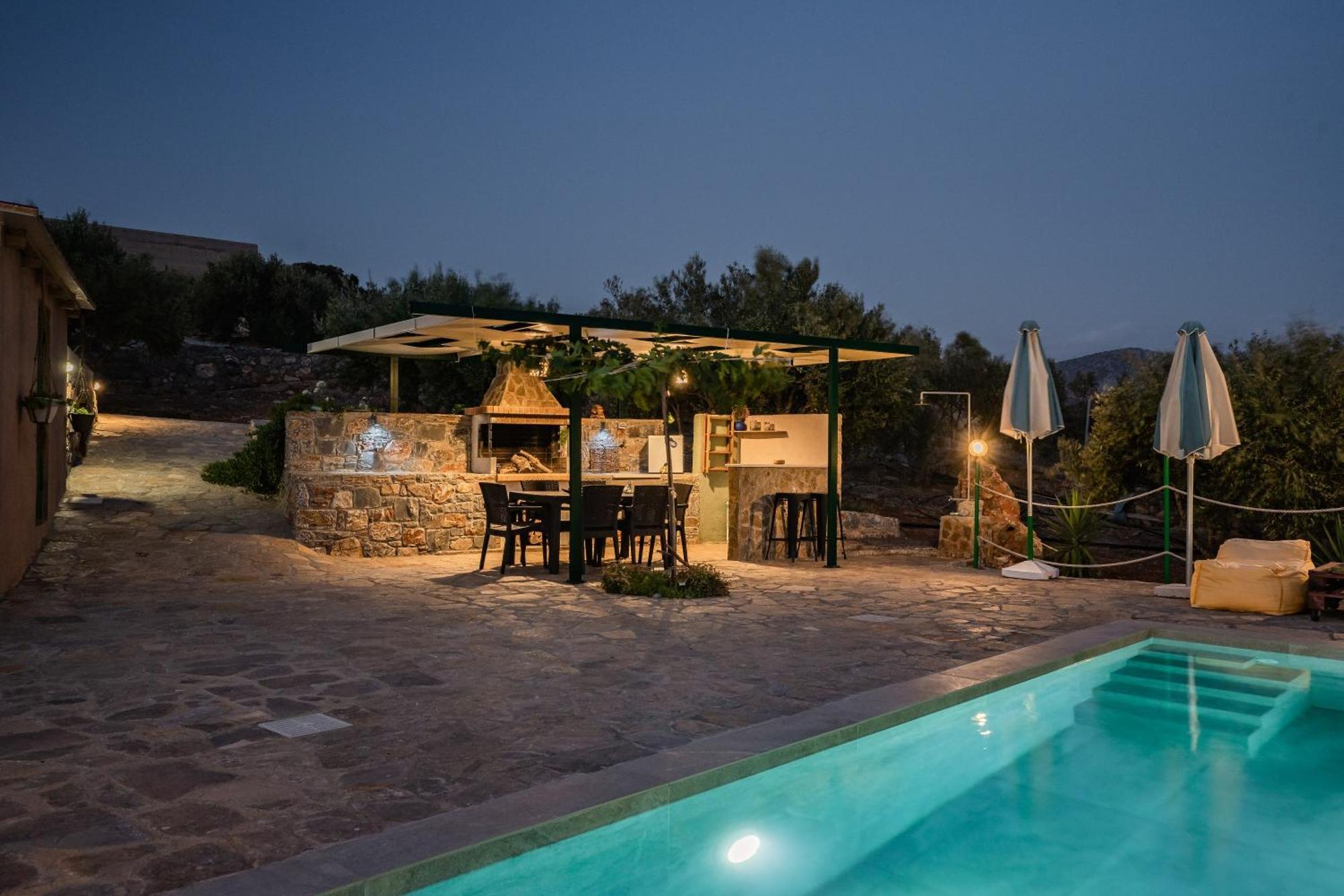 Villa Aktis With Freshwater Pool And Sea View Sissi  Luaran gambar