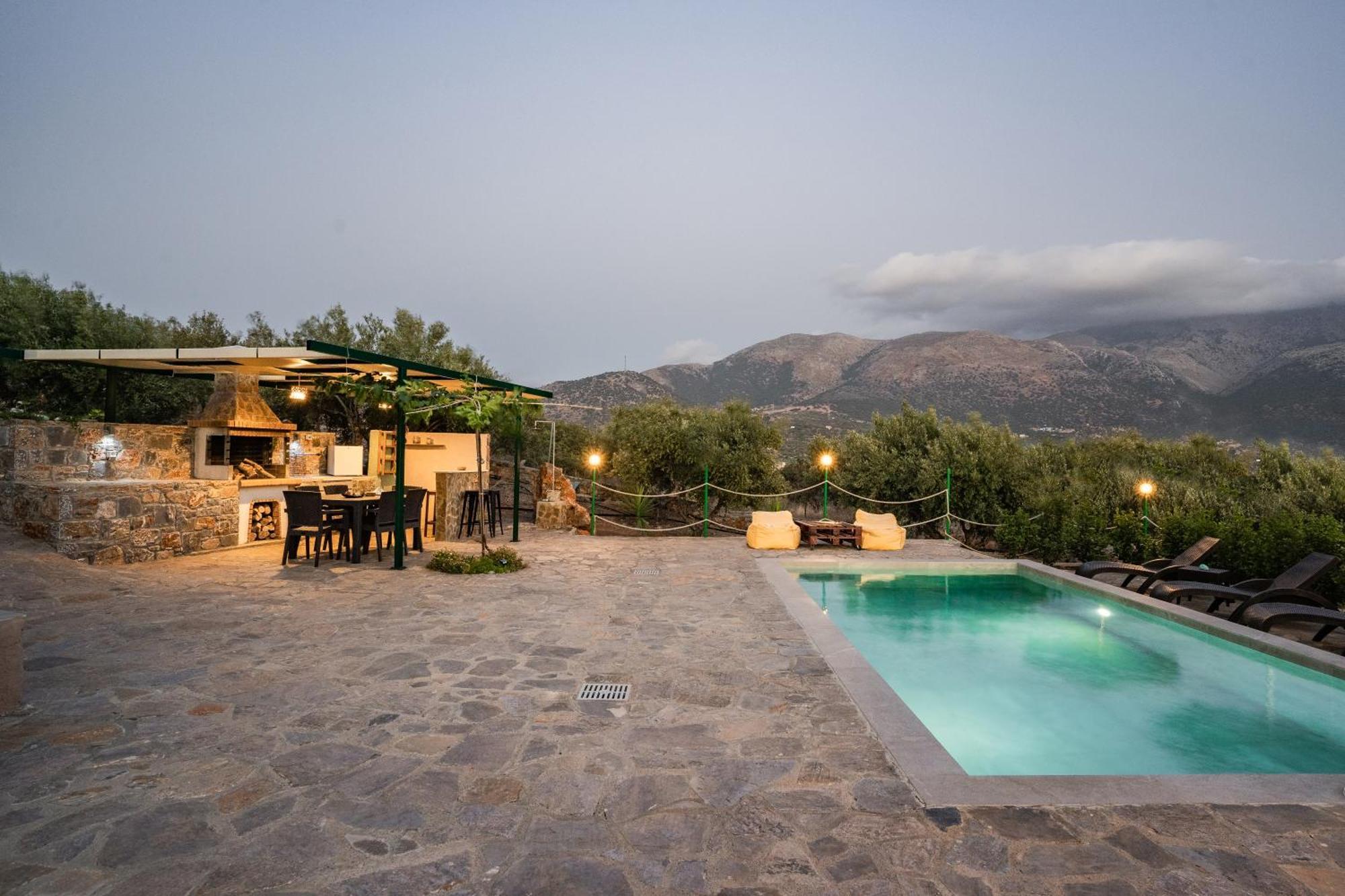Villa Aktis With Freshwater Pool And Sea View Sissi  Luaran gambar